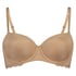 Angie Padded Underwired Bra, Beige