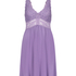 Nora Lace Slip Dress, Purple