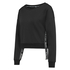 HKMX cropped sweater, Black