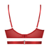 Violet Non-Padded Underwired Bra, Red
