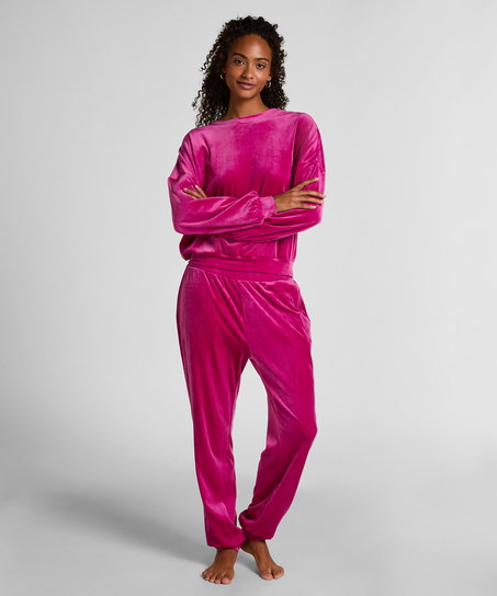 Velours Top, Pink