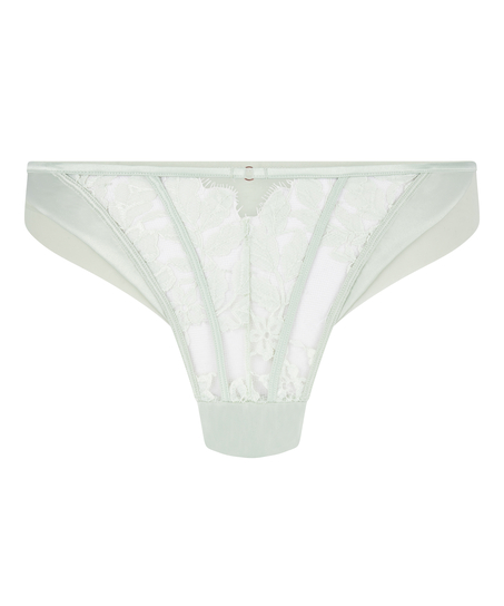 Malou Highleg Thong, Green