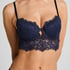 Isabella Padded Underwired Longline Bra, Blue