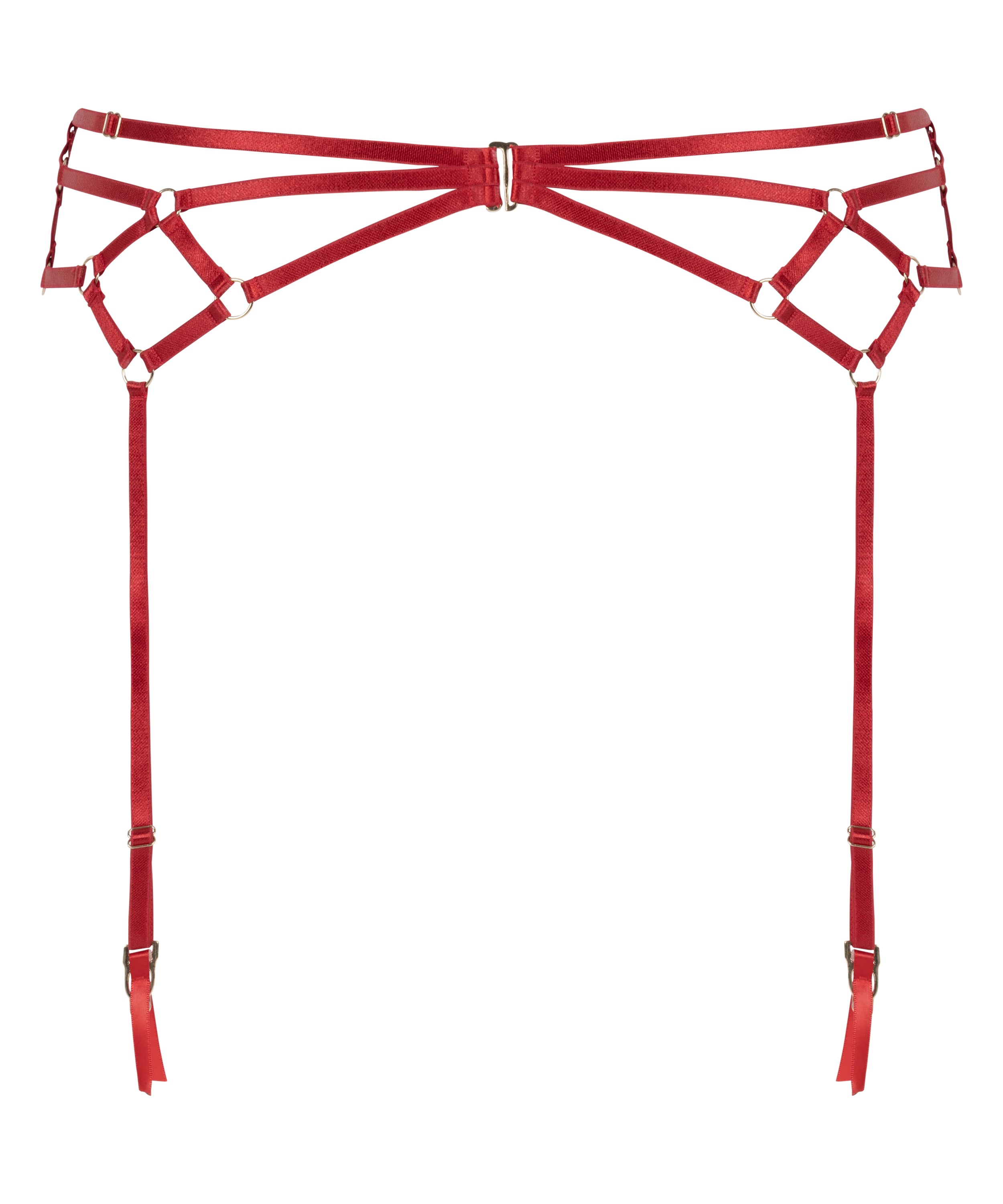 Private Suspender Belt, Red, main