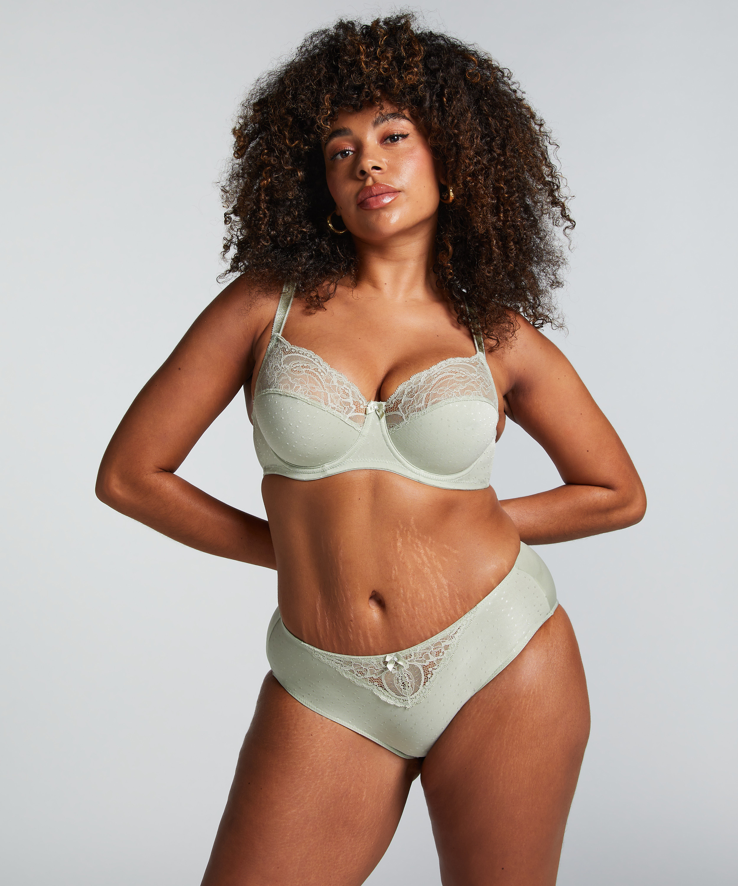 Sophie high knickers, Green, main