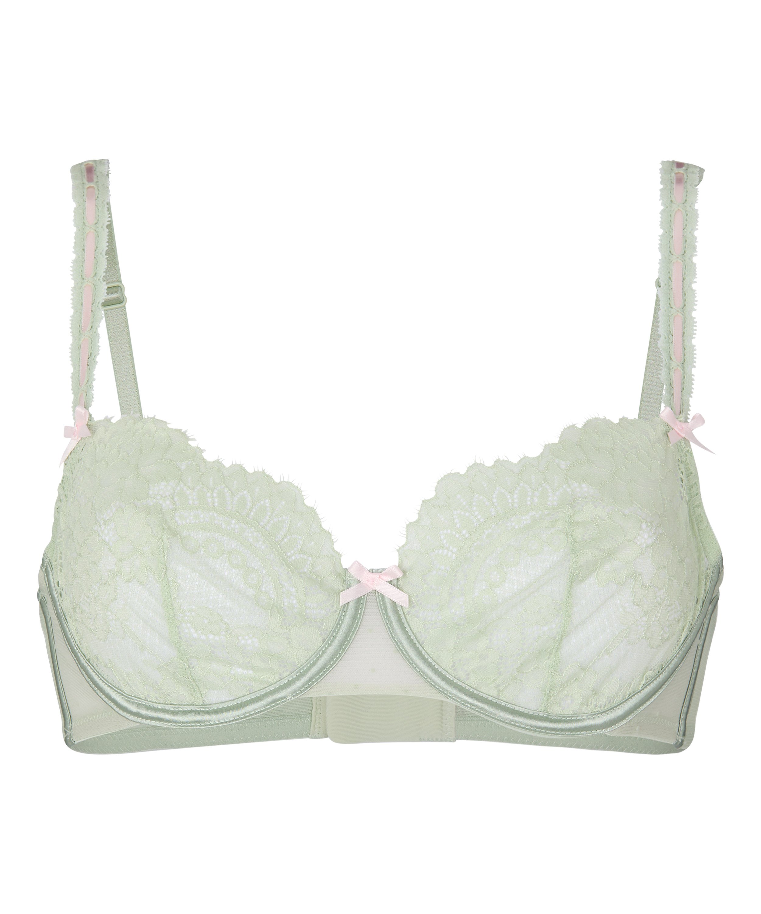 Dorothy Non-Padded Underwired Bra, Green, main