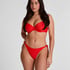 Thong Bikini Bottom Luxe, Red