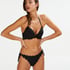 Scallop push-up underwired bikini top Cup A - E, Black