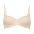 Smooth Padded Underwired Bra, Beige