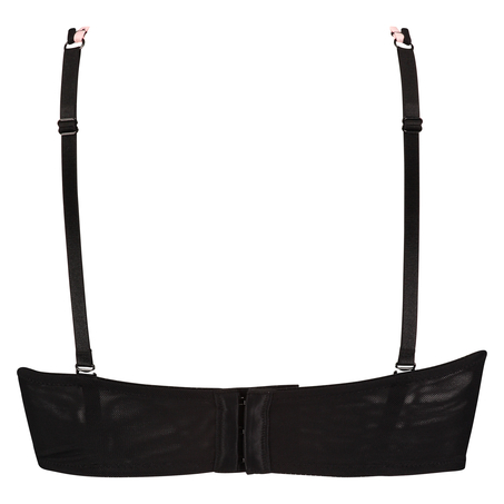 Padded underwired bra Kiara, Black