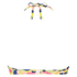 Hawaii Padded Push-Up Bikini-Top, White