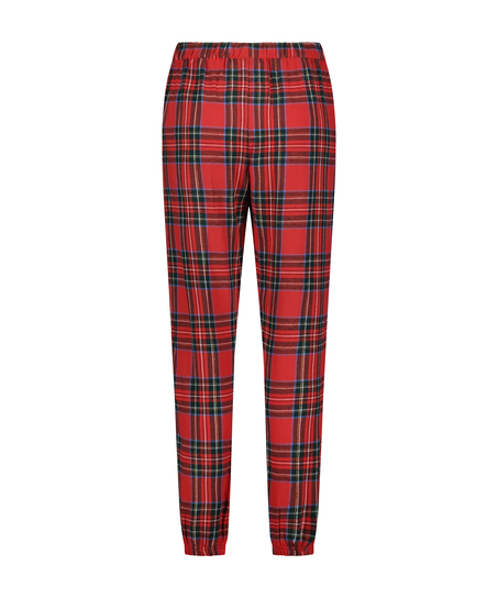 Tall Flannel Pyjama Pants, Red