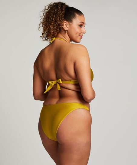 Nice High-Leg Bikini Bottoms, Yellow