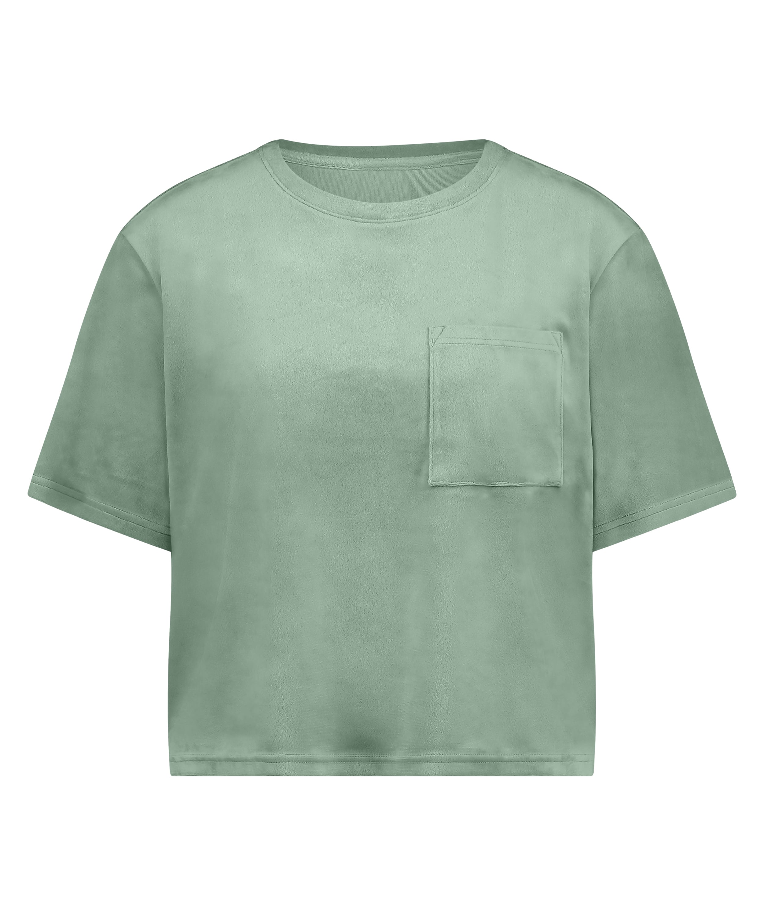 Top Velours Pocket, Green, main