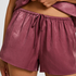 Ayla Satin Shorts, Purple
