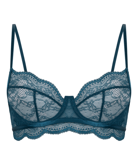 Isabelle Non-Padded Underwired Bra, Blue