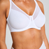 Nina Non-Padded Underwired Minimizer Bra, White