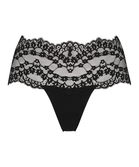 Daisy thong boxers, Black