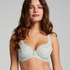 Daisy Non-Padded Underwired Bra, Green