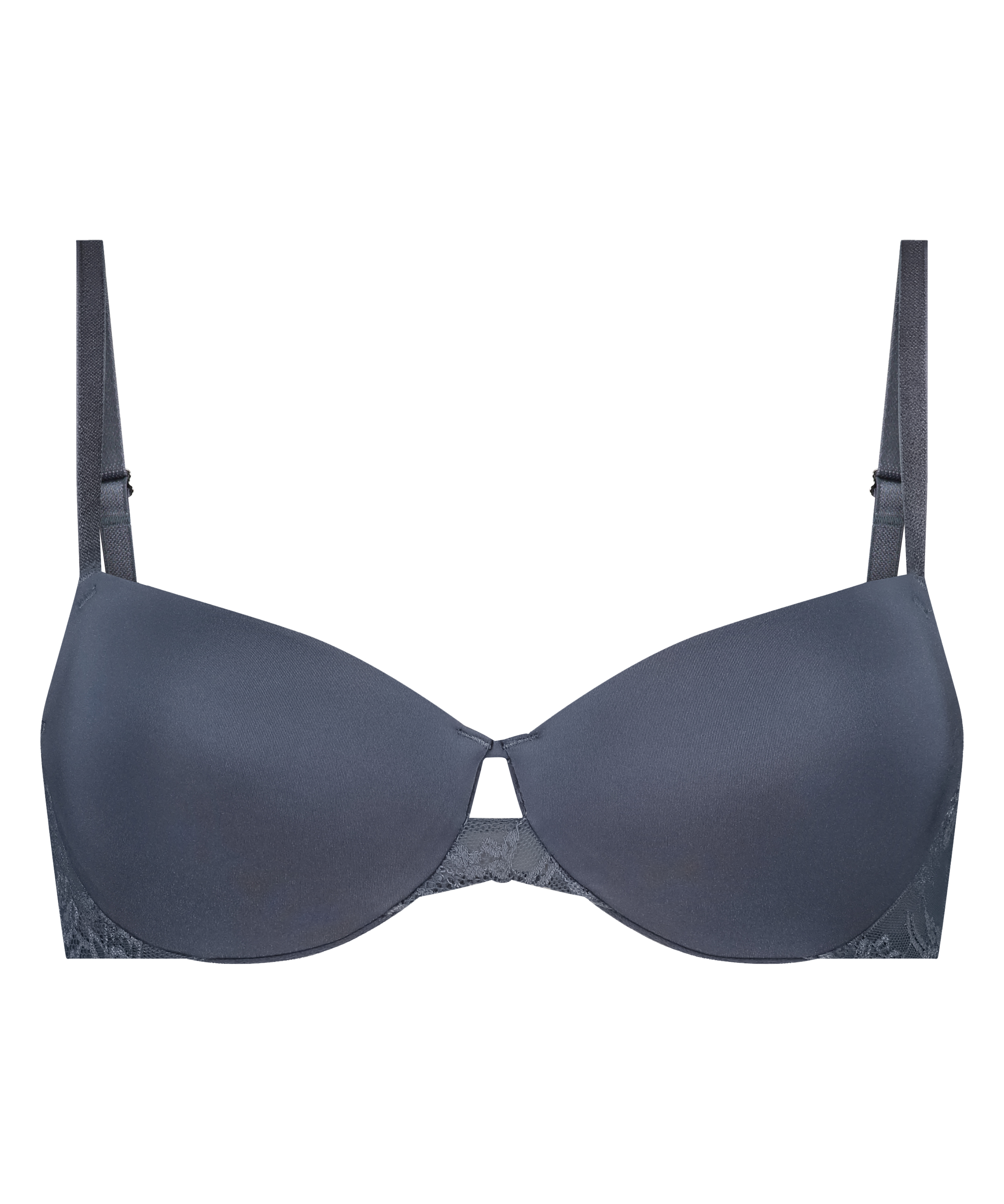 Lea Padded Underwired Bra, Gray, main