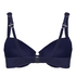 Padded Underwired Bikini Top Sorrento, Blue