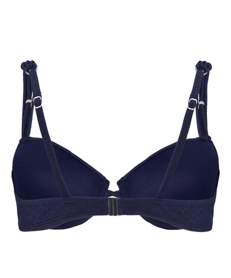 Padded Underwired Bikini Top Sorrento, Blue