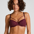 Isadora Padded Underwired Bra, Red