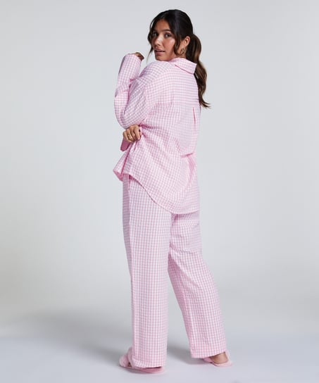 Cotton Pyjama Pants, Pink