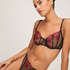 Non-Padded Underwired Bra Dahlia, Black