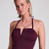 Neoprene Bandeau Bathinsuit, Purple