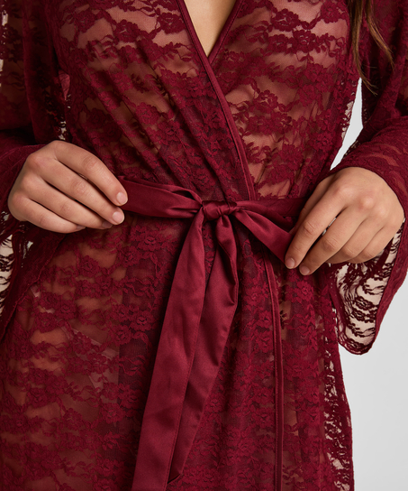 Kimono Allover Lace, Red