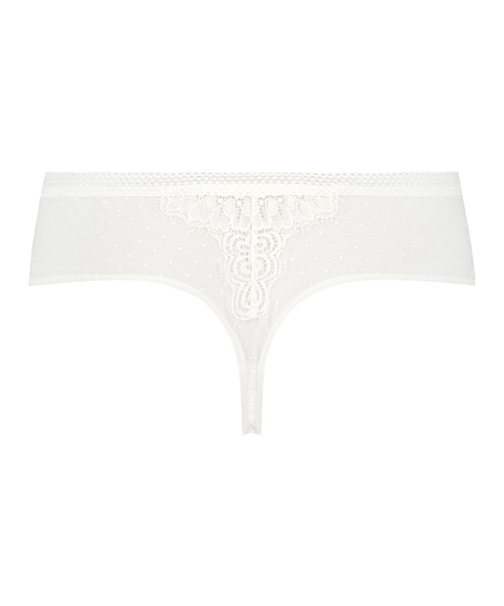 Bessie thong boxers, White