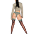 Stay Ups 15 Denier Lace, Green