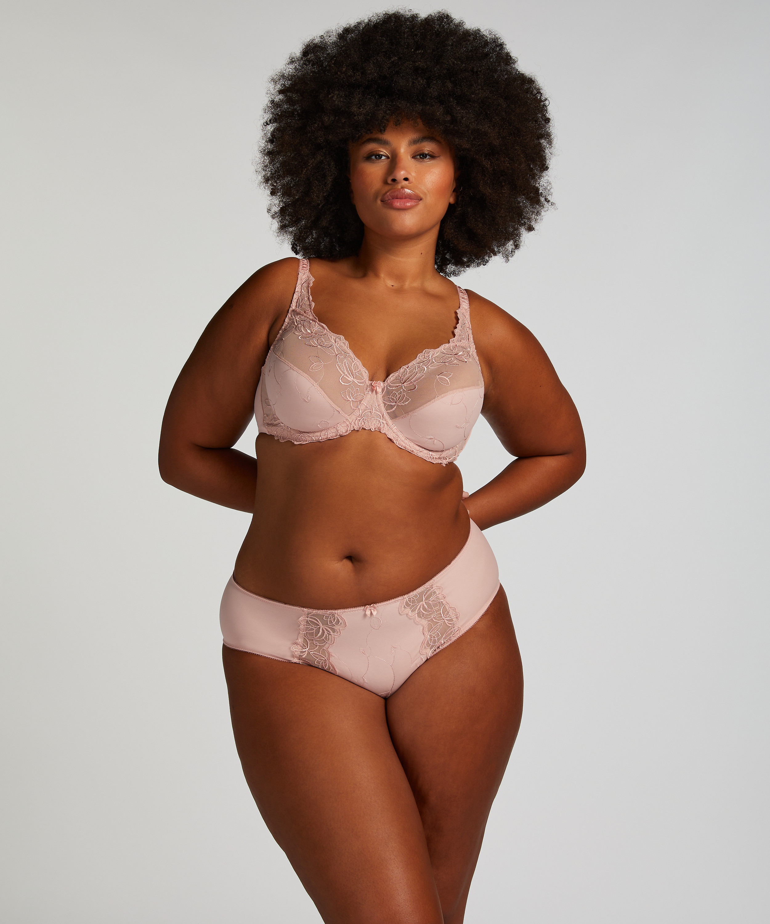Diva Non-Padded Underwired Bra, Pink, main