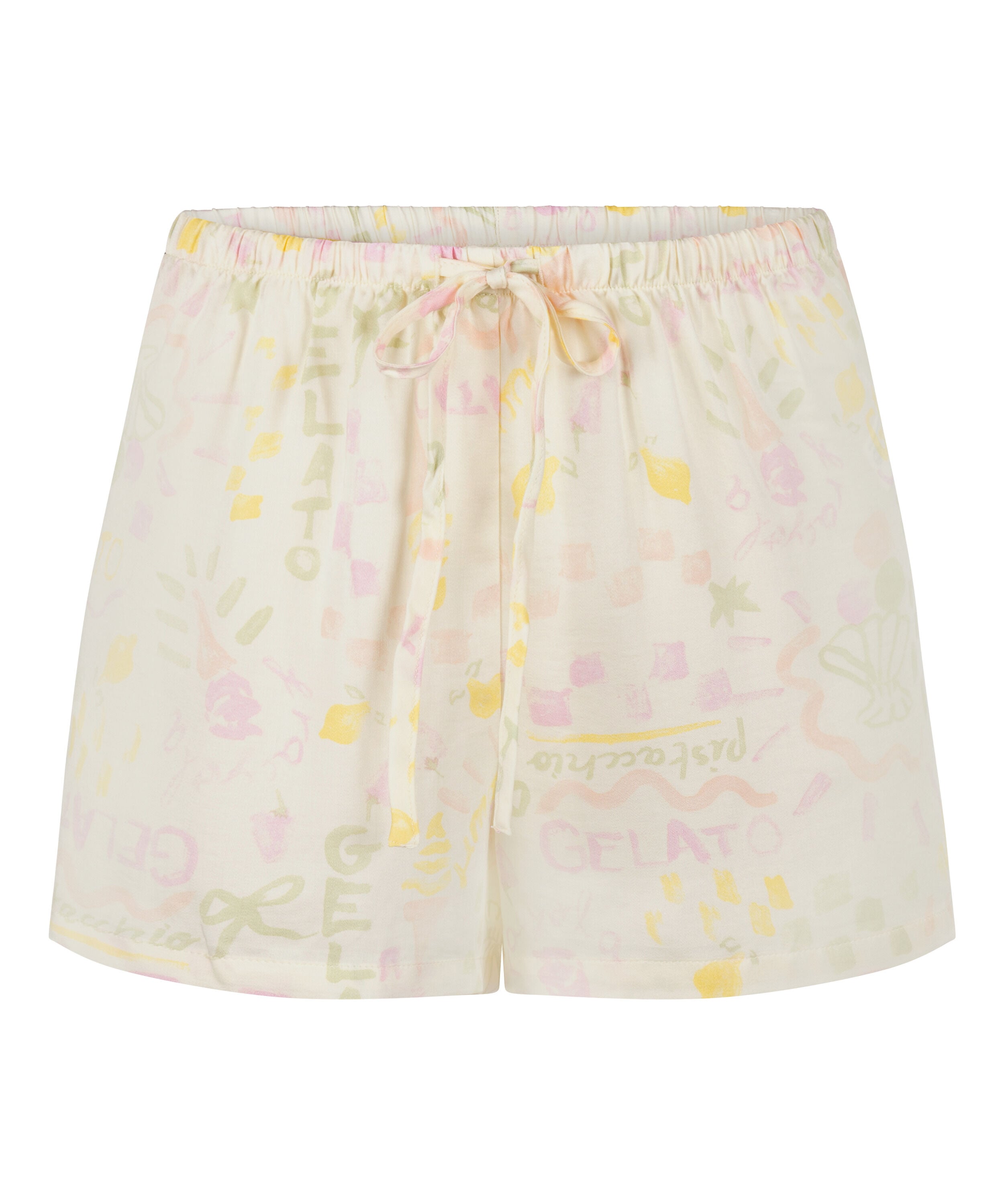 Satin Short, White