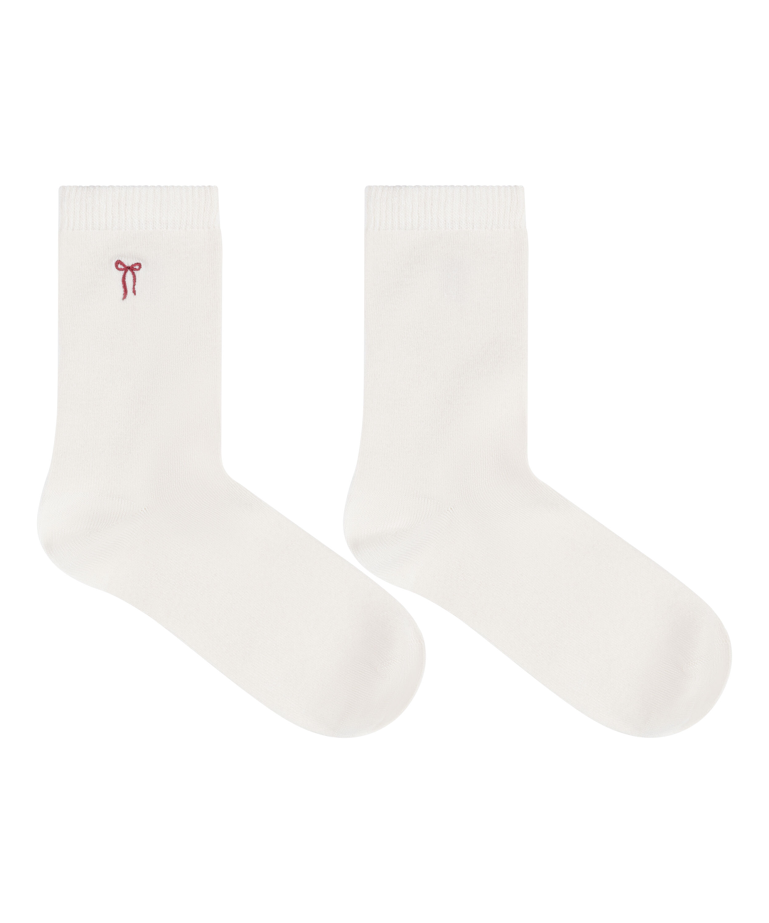 Modal Crew Socks, White