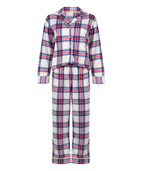 Pyjamaset Polar Fleece, White