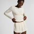 Short Satin Minimal, White