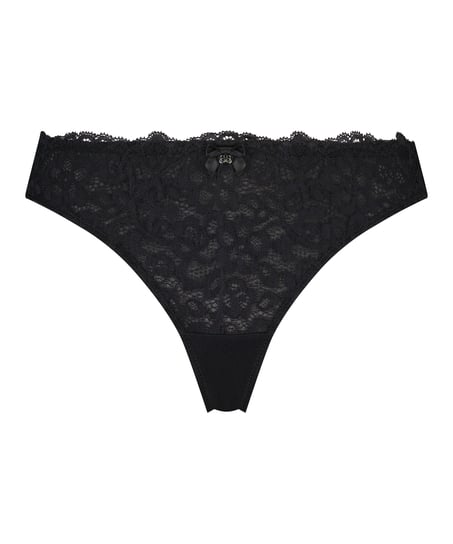 Marine Thong, Black