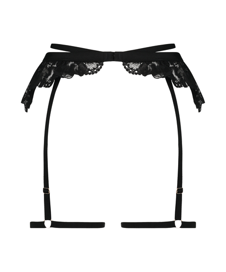 Private Suspender Belt, Black