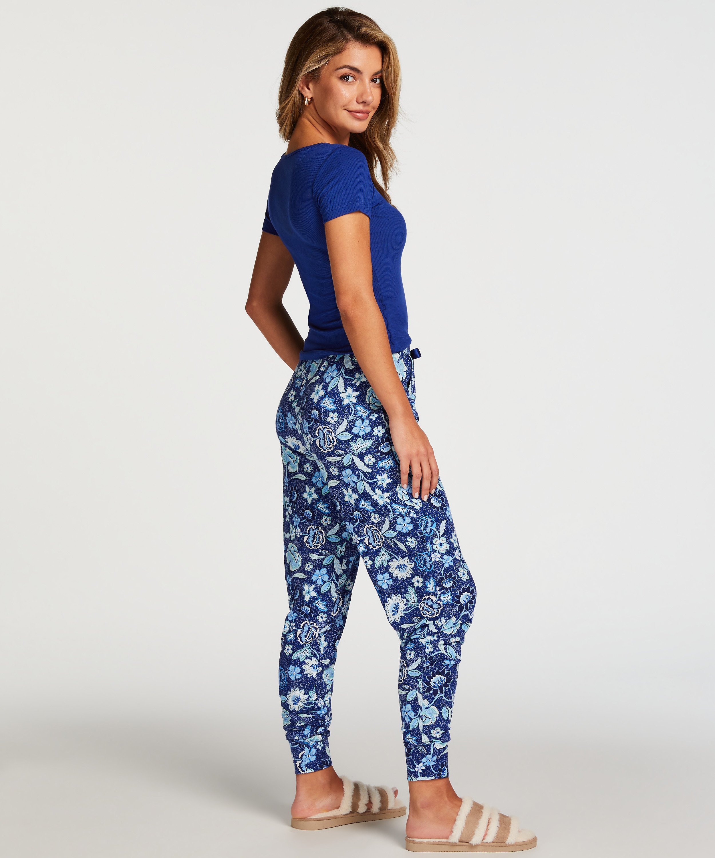 Tall Pyjama Pants, Blue, main