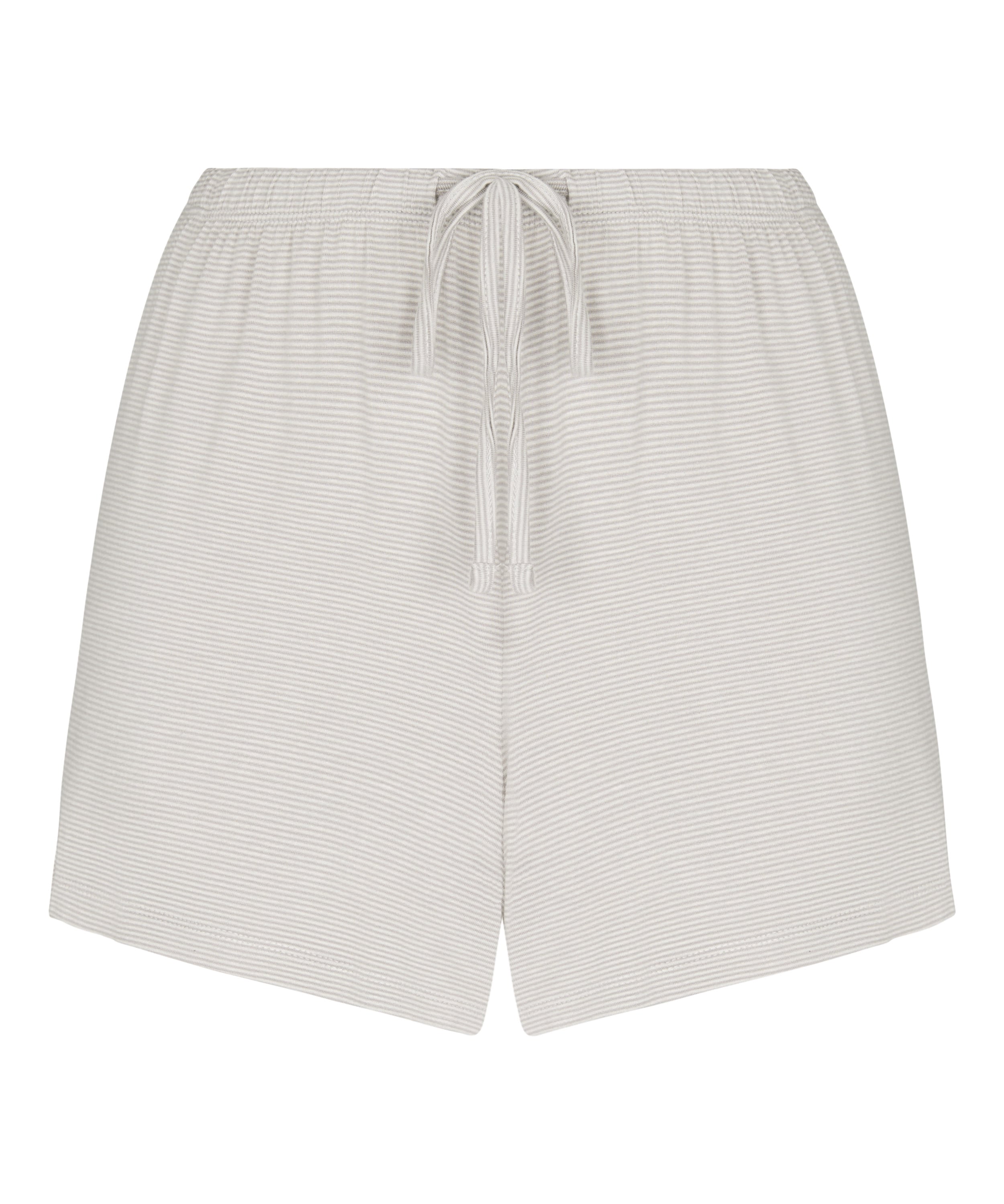 Pyjama Short Striped Jersey, Gray, main