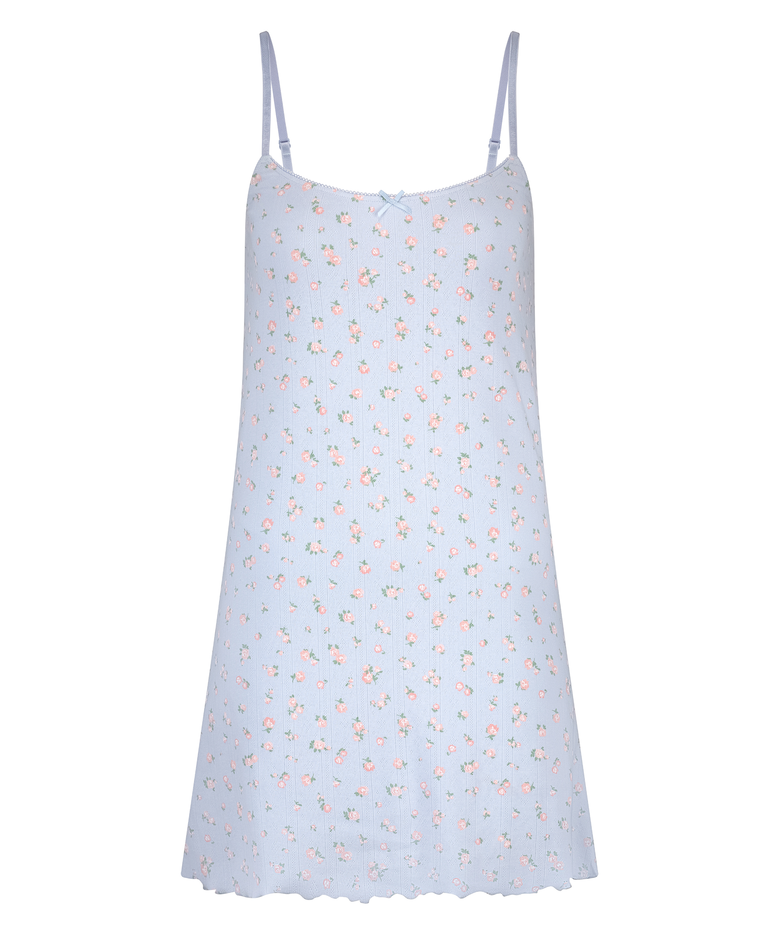 Slipdress Pointelle, Blue, main