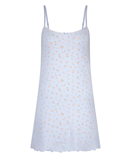 Slipdress Pointelle, Blue