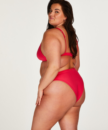 Grenada High Waisted Bikini Bottoms, Pink