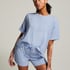 Cotton shorts, Blue