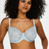 Non-Padded Underwired Bra Theresa, Blue