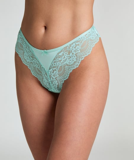 Dora High Leg Brazilian, Blue