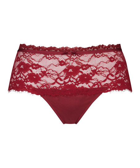 High boxer thong Amaka, Red
