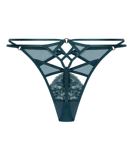 Amel Highleg Thong , Blue